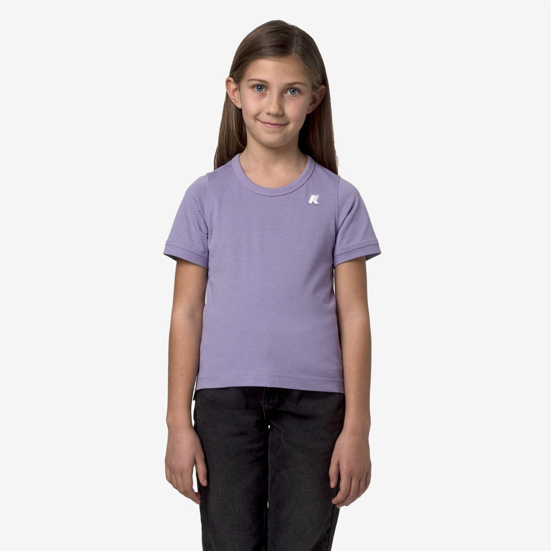 T-ShirtsTop Girl P. EMEL T-Shirt VIOLET GLICINE Dressed Back (jpg Rgb)		