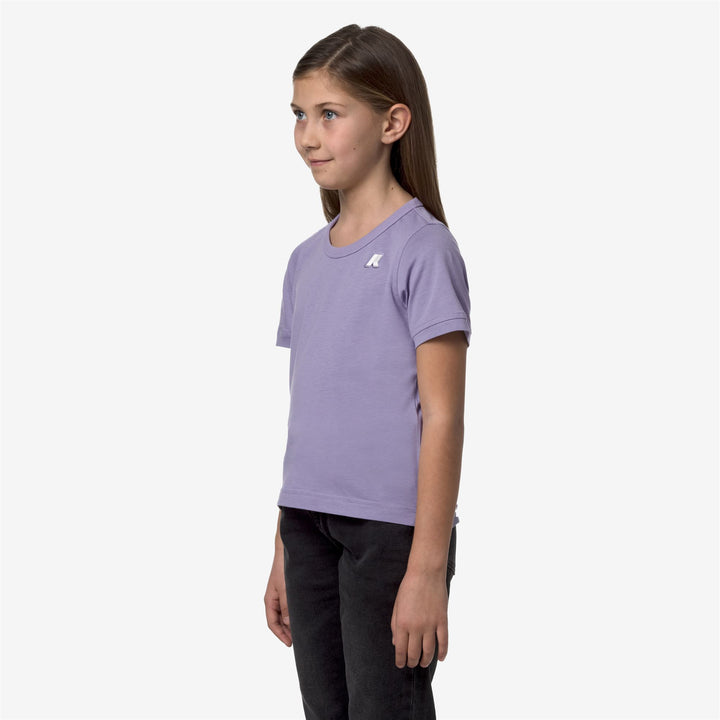 T-ShirtsTop Girl P. EMEL T-Shirt VIOLET GLICINE Detail (jpg Rgb)			