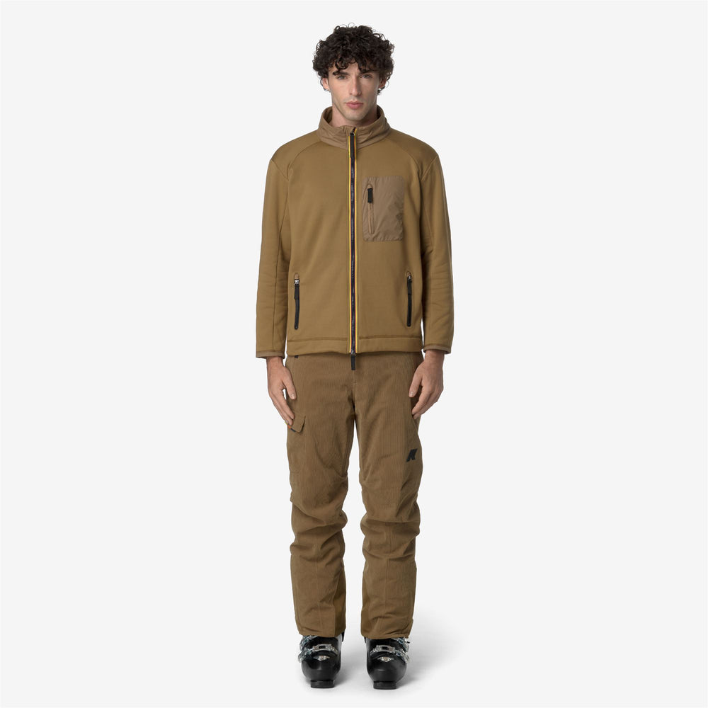 Brown Men's Waterproof Ski Trousers with PrimaLoft Insulation 02