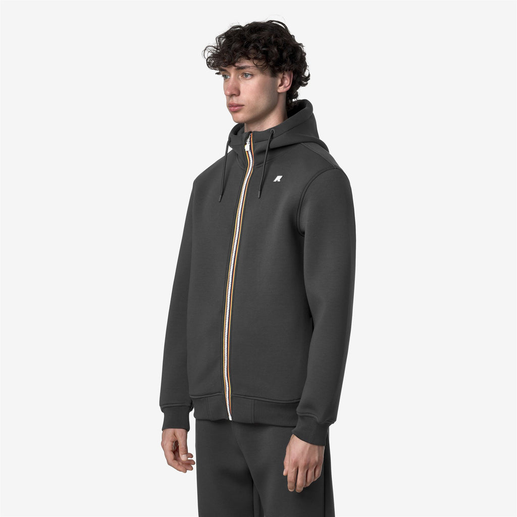 Fleece_MAN_RAINER SPACER_Jacket_Grey Shadow Dk - Commercial 5