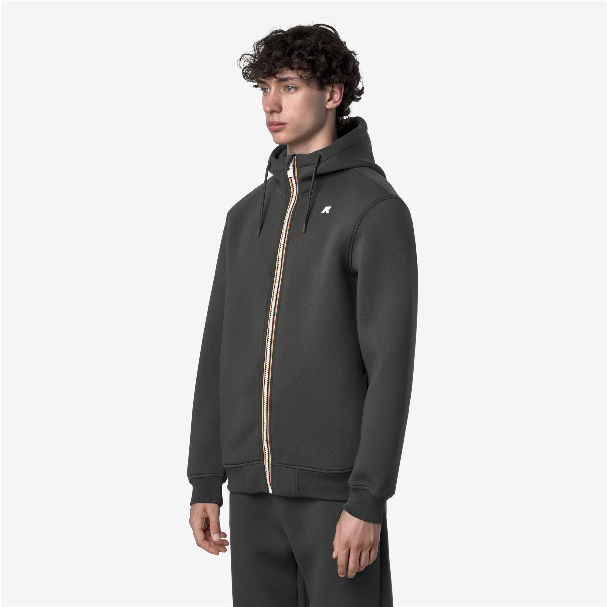 Fleece_MAN_RAINER SPACER_Jacket_Grey Shadow Dk - Commercial 5