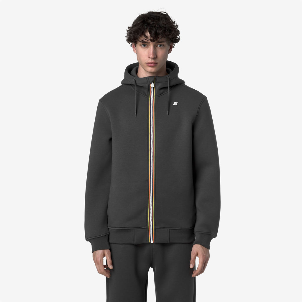Fleece_MAN_RAINER SPACER_Jacket_Grey Shadow Dk - Commercial 4