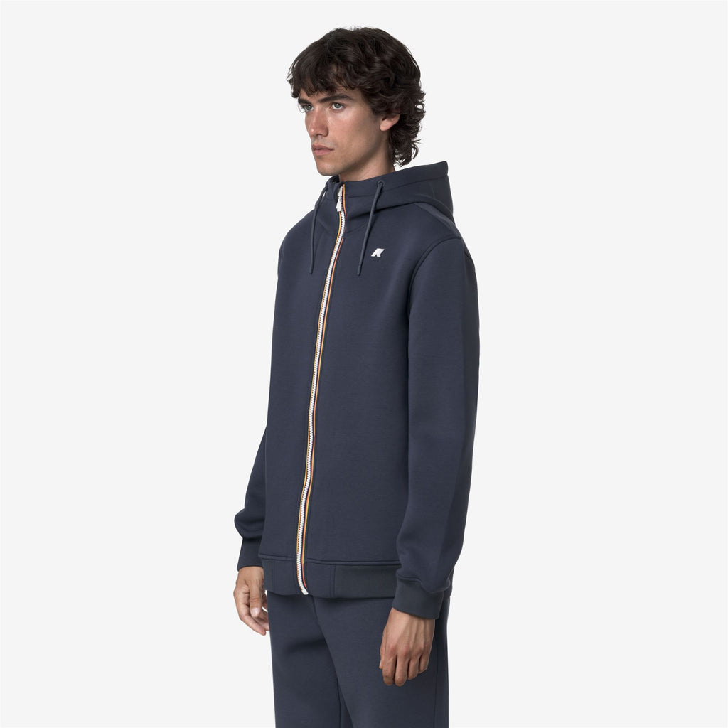 Fleece_MAN_RAINER SPACER_Jacket_Blue Airforce - Commercial 5