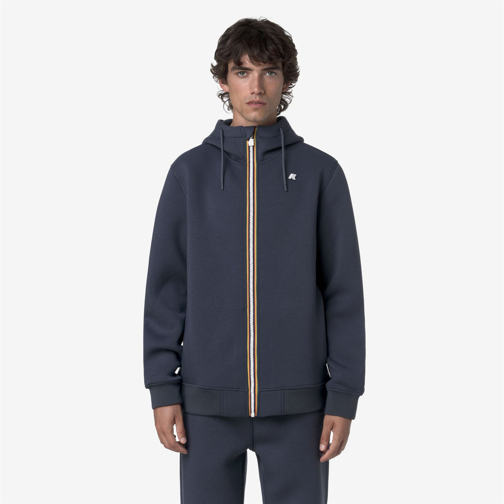 Fleece_MAN_RAINER SPACER_Jacket_Blue Airforce - Commercial 4