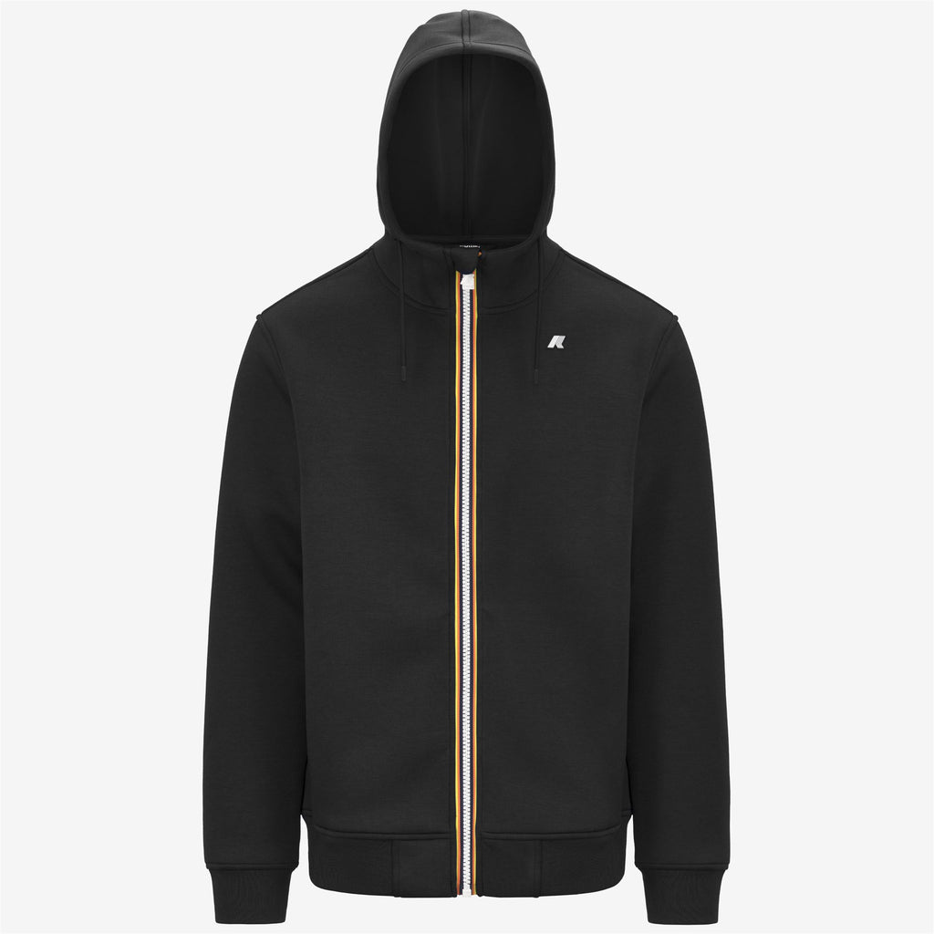 Fleece_MAN_RAINER SPACER_Jacket_Black Pure - Commercial 1