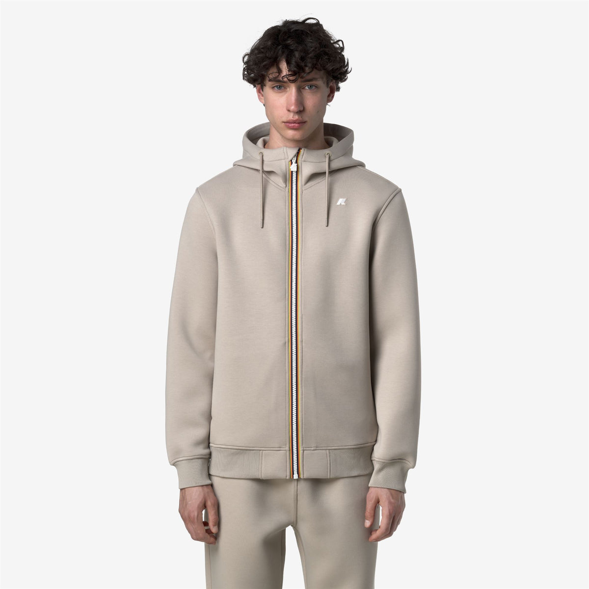Fleece_MAN_RAINER SPACER_Jacket_Beige Cashmere - Commercial 4