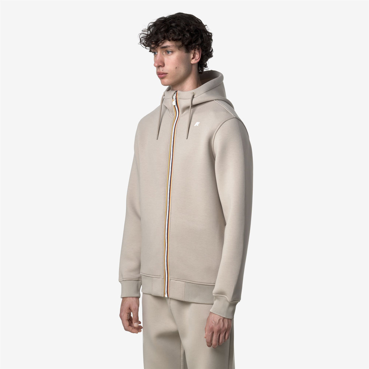 Fleece_MAN_RAINER SPACER_Jacket_Beige Cashmere - Commercial 5