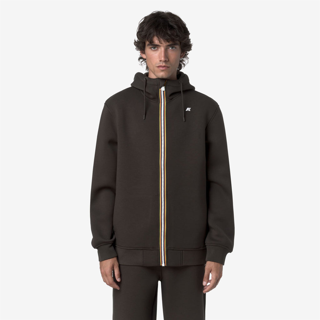 Fleece_MAN_RAINER SPACER_Jacket_Black Olive - Commercial 4