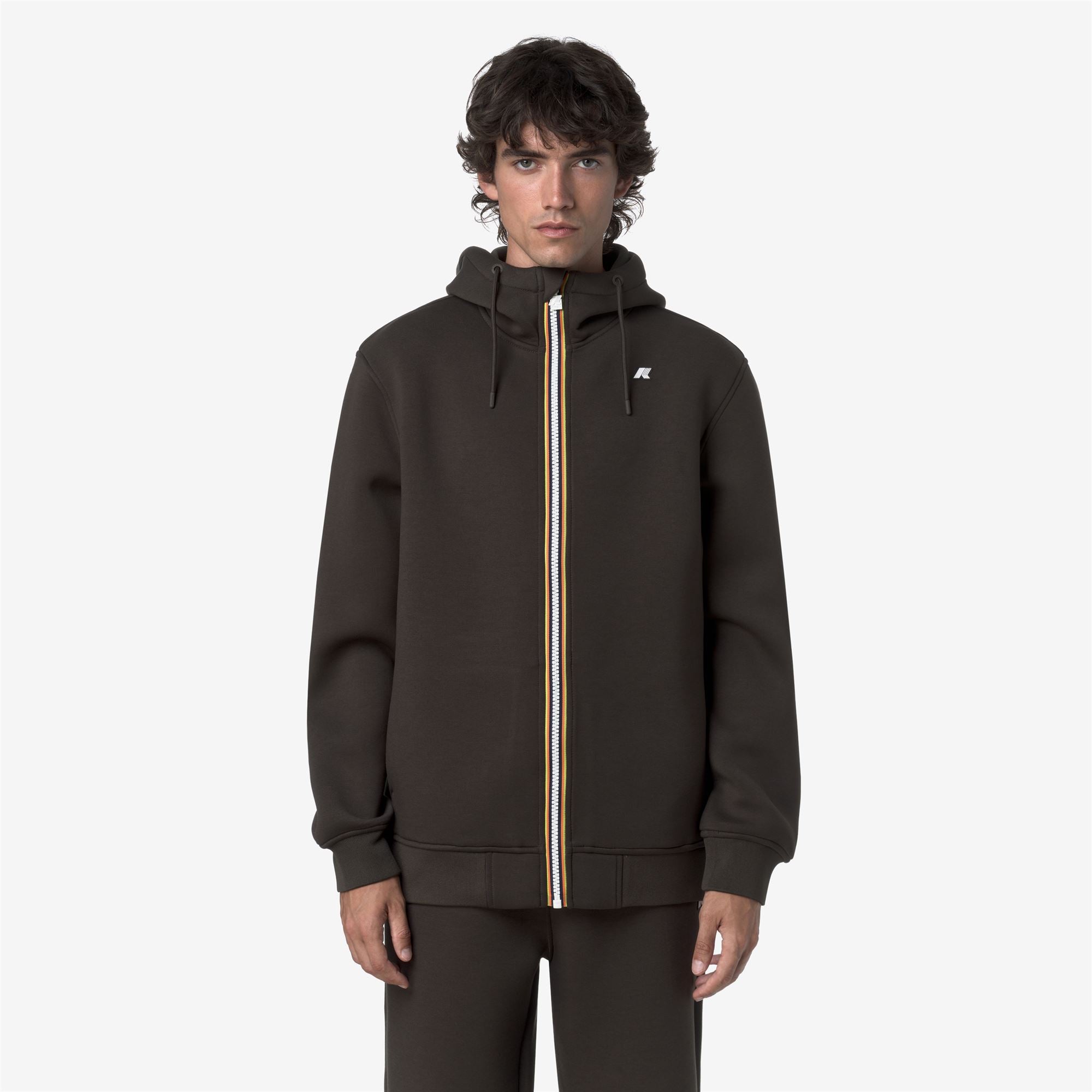 Fleece_MAN_RAINER SPACER_Jacket_Black Olive - Commercial 4