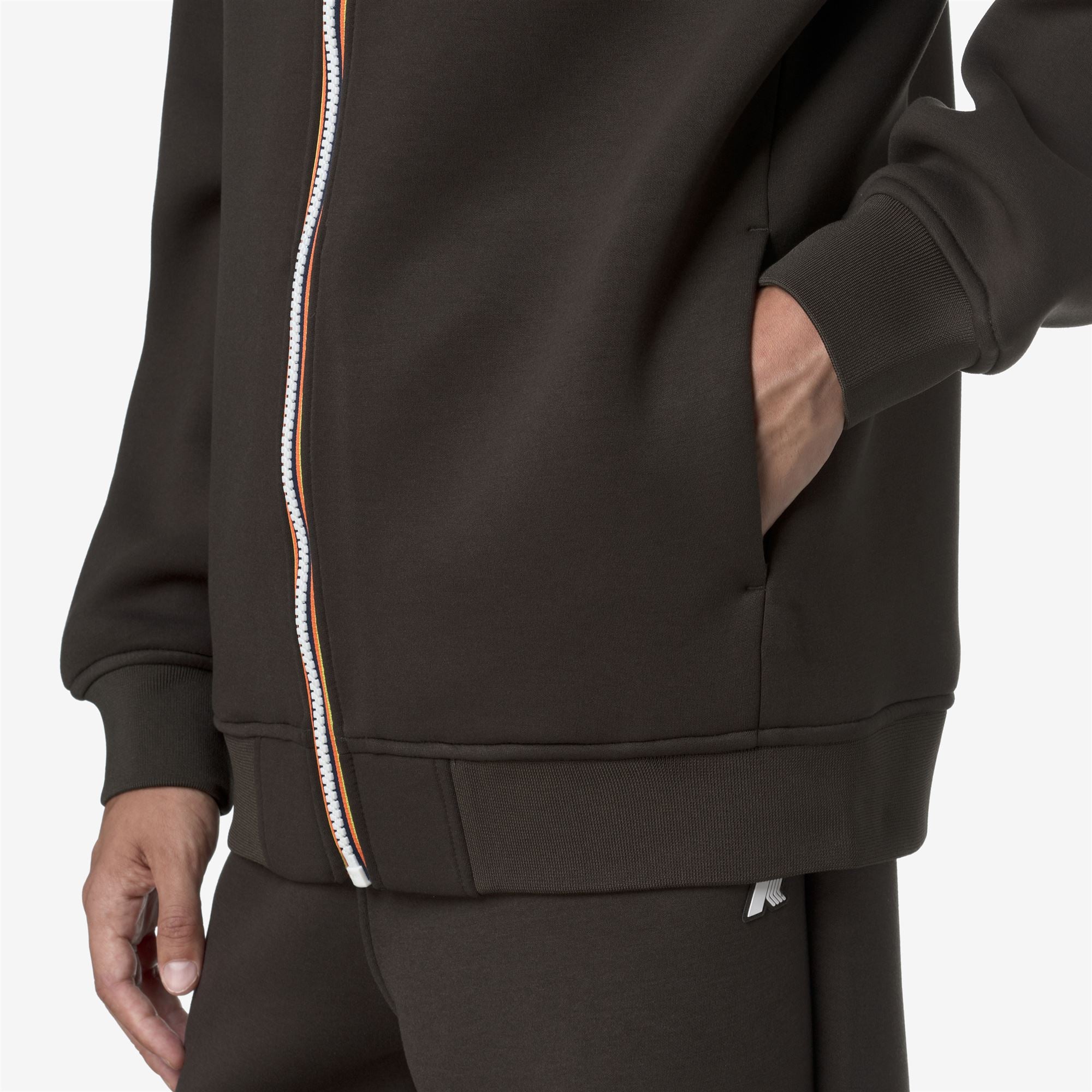 Fleece_MAN_RAINER SPACER_Jacket_Black Olive - Commercial 7