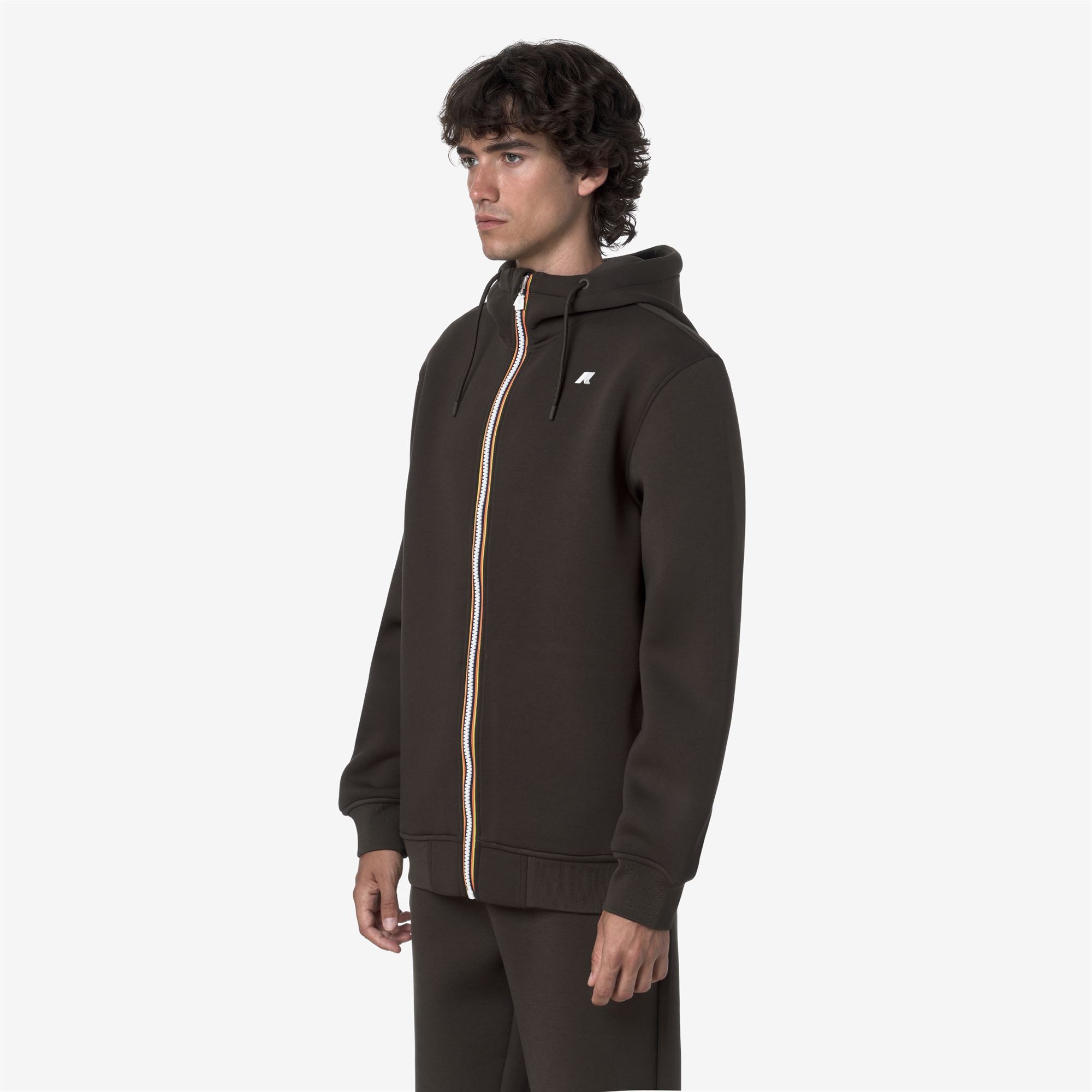 Fleece_MAN_RAINER SPACER_Jacket_Black Olive - Commercial 5