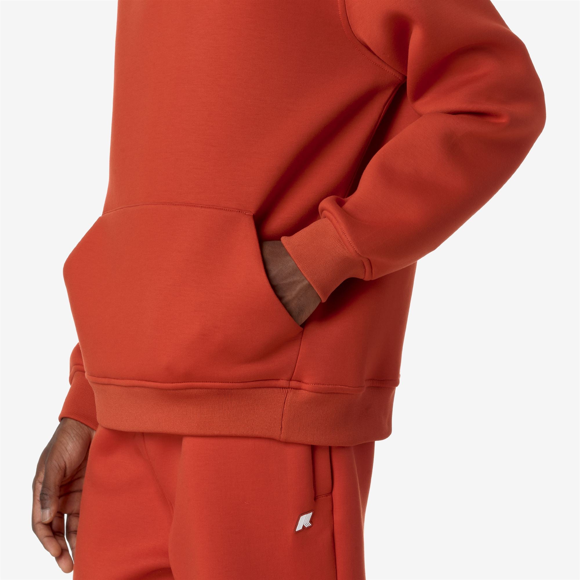 Fleece_MAN_BERNIE SPACER_Pull Over_Red Pompeian - Commercial 7