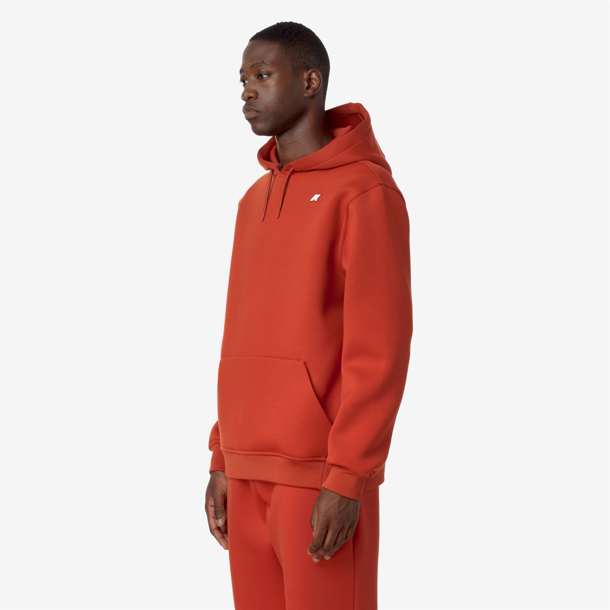 Fleece_MAN_BERNIE SPACER_Pull Over_Red Pompeian - Commercial 5