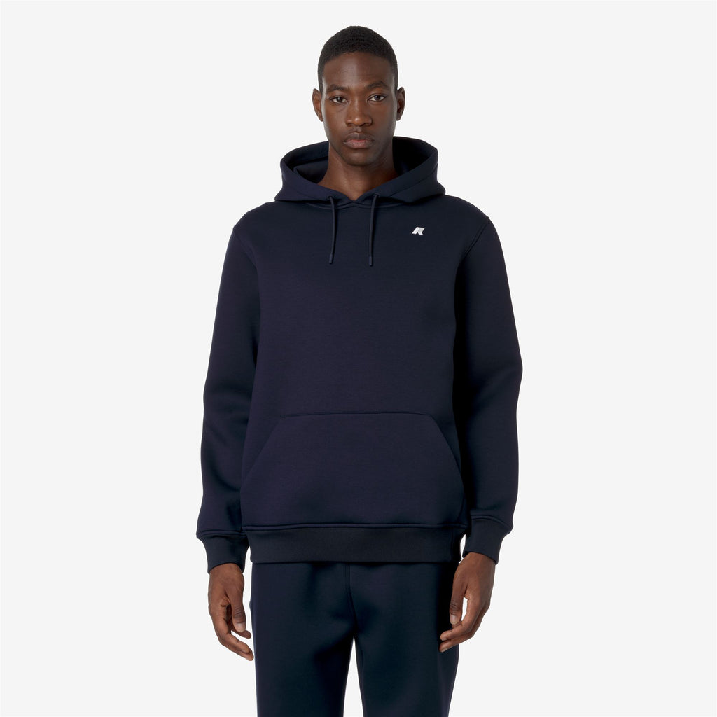 Fleece_MAN_BERNIE SPACER_Pull Over_Blue Depth - Commercial 4