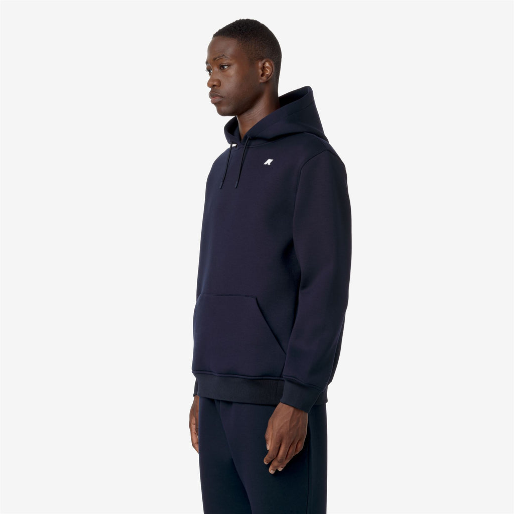 Fleece_MAN_BERNIE SPACER_Pull Over_Blue Depth - Commercial 5