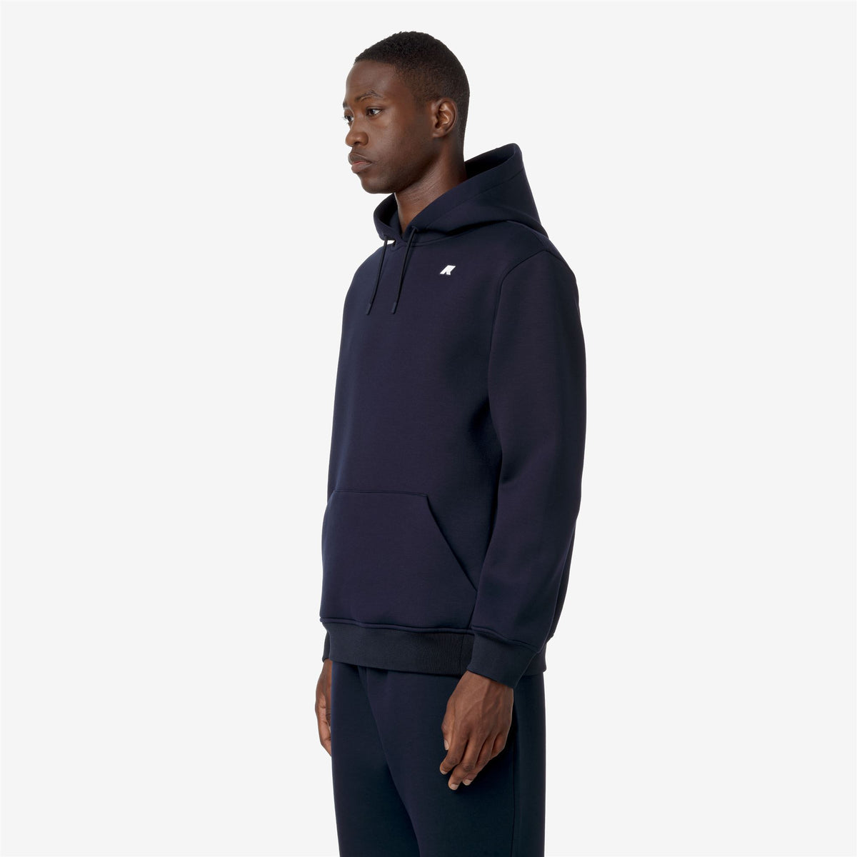 Fleece_MAN_BERNIE SPACER_Pull Over_Blue Depth - Commercial 5