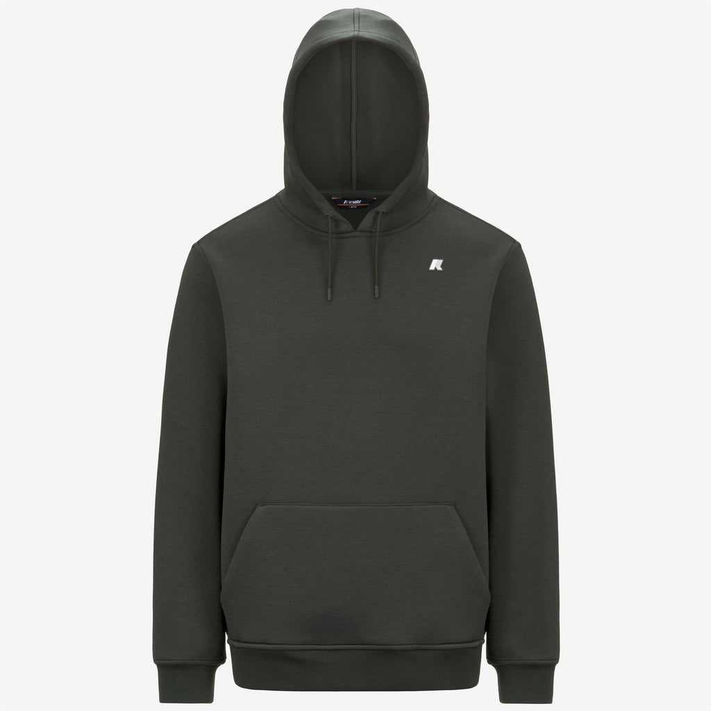 Fleece_MAN_BERNIE SPACER_Pull Over_GREEN BLACKISH - Commercial 1