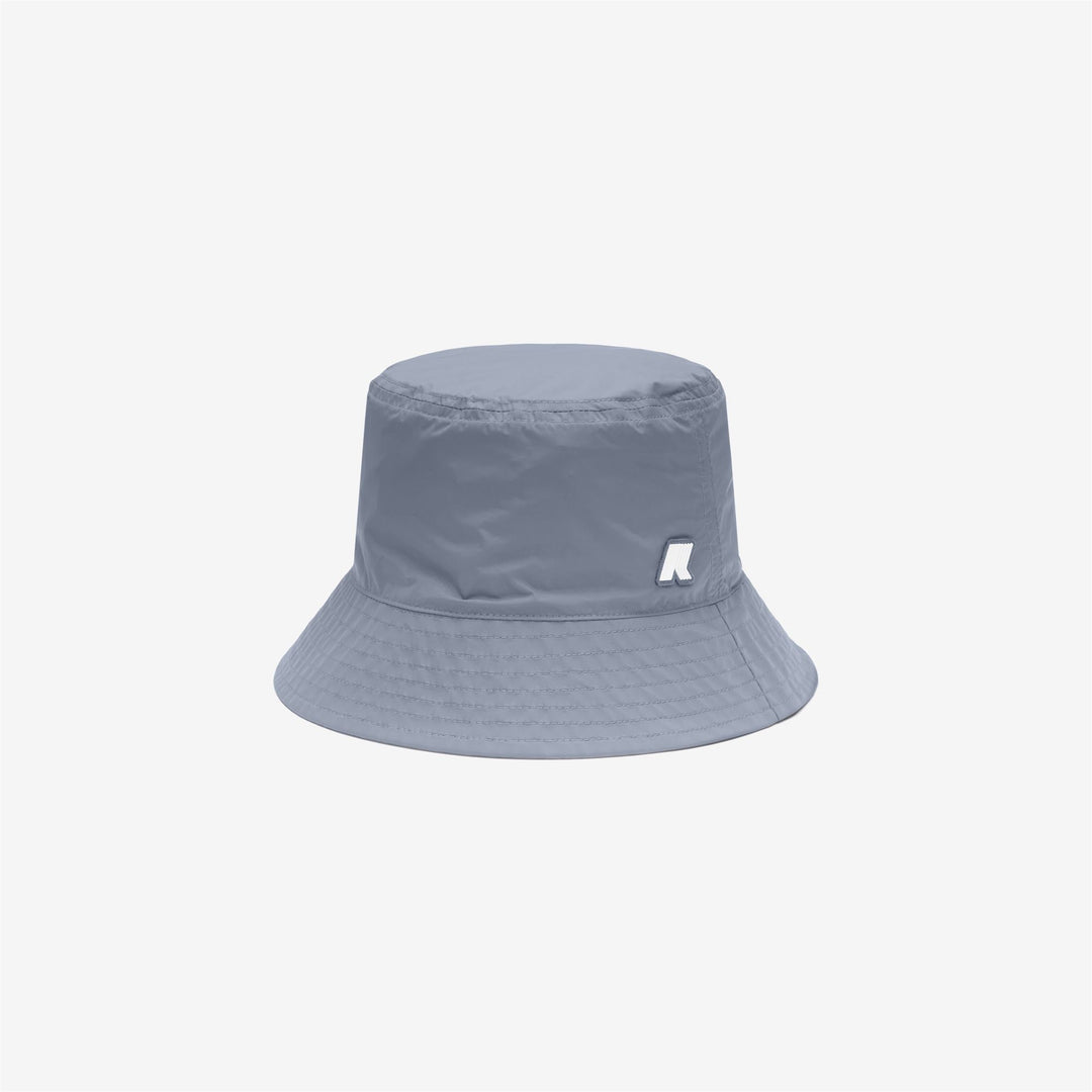 Sombrero de cubo reversible impermeable unisex gris cobalto main