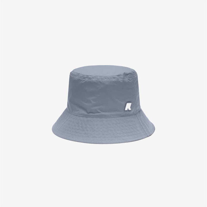 Sombrero de cubo reversible impermeable unisex gris cobalto 2