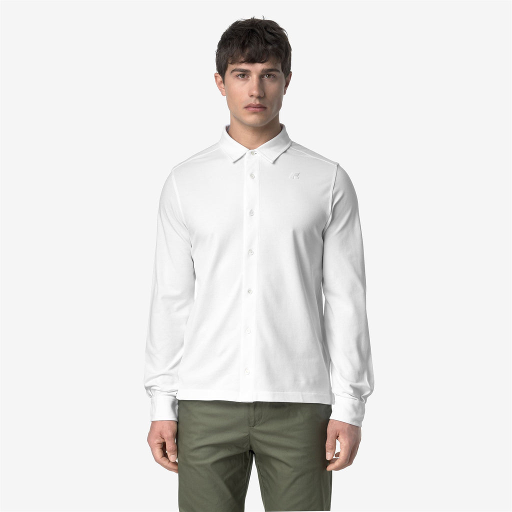 Shirts_MAN_TIMOTHEE PIQUE_Classic_White - Commercial 4