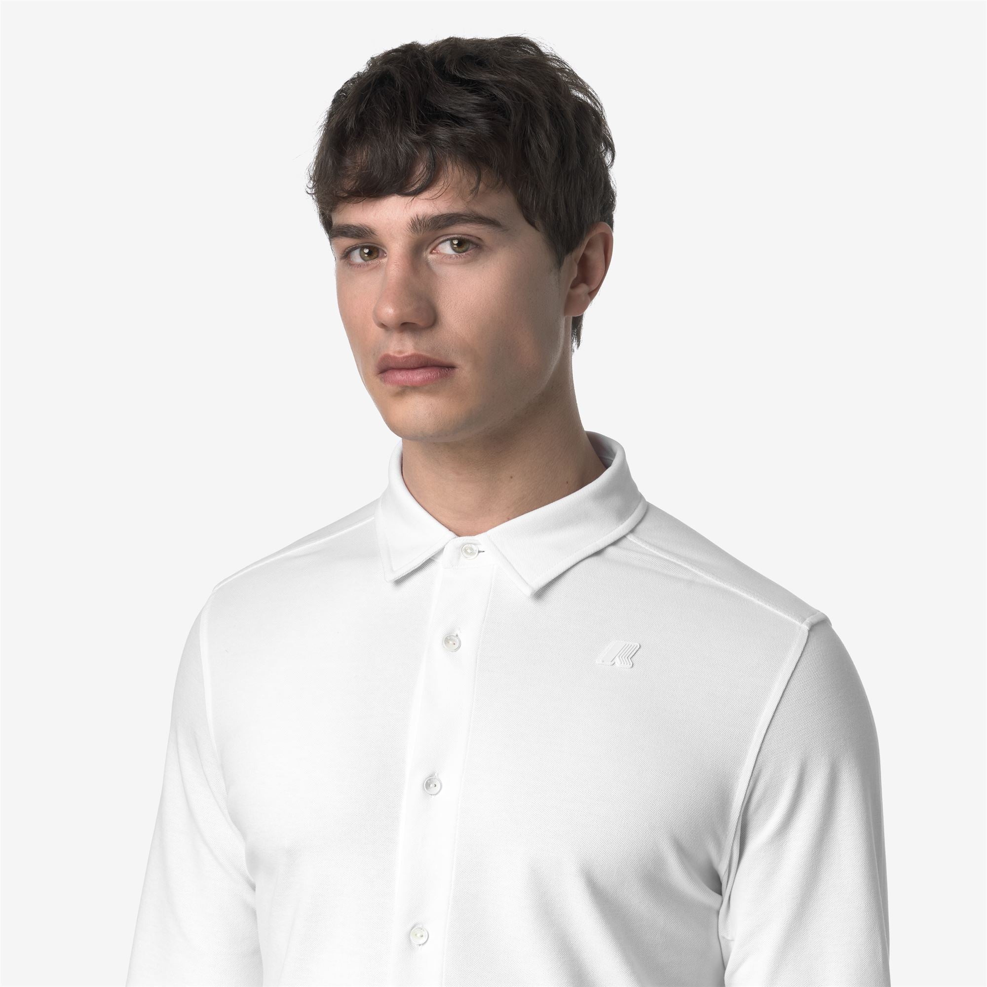 Blackskies Oversize Under T-Shirt Uomo, Camicia Lunga In Cotone E Poliestere, Taglio Lungo, Colore Bianco, Taglia Small S