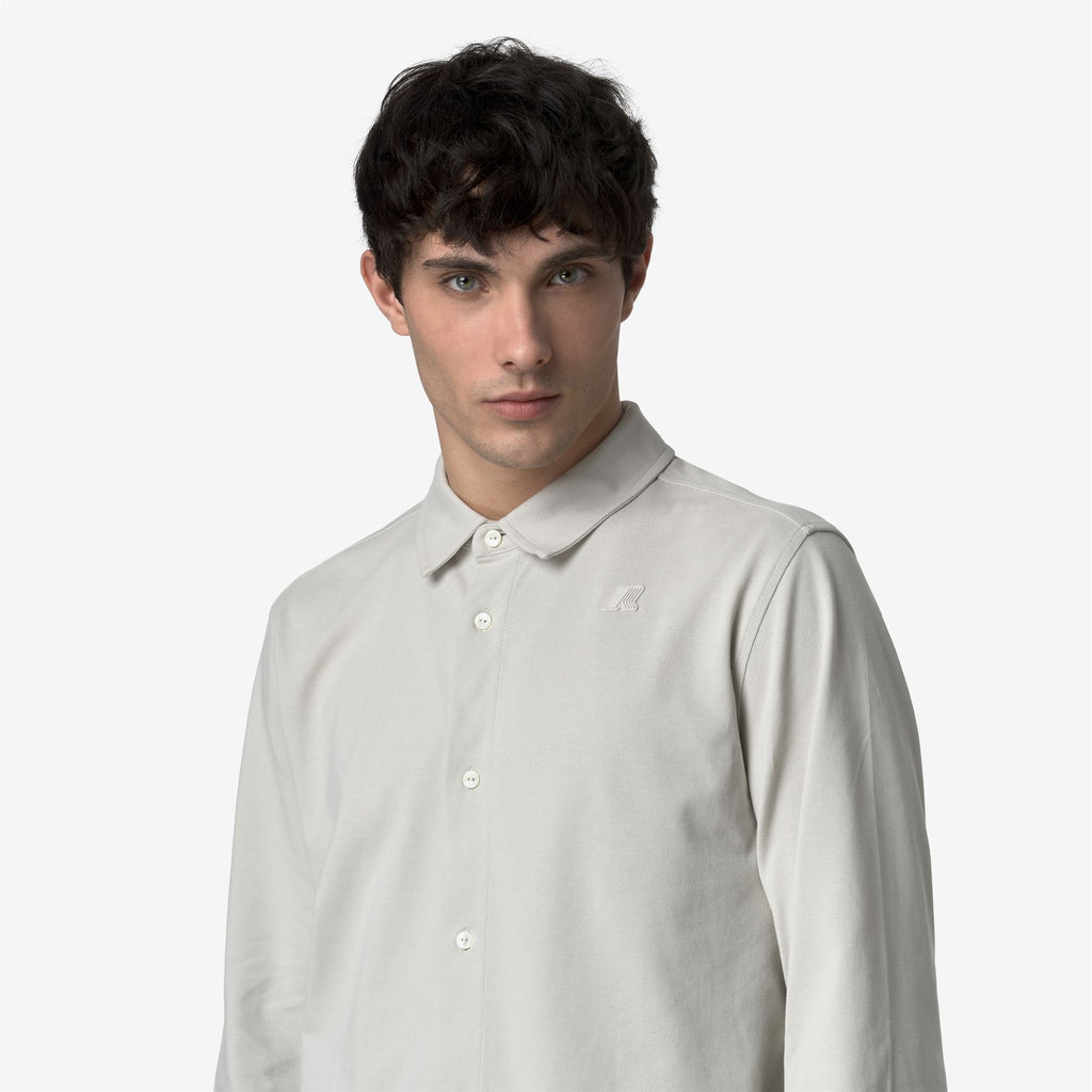Shirts_MAN_TIMOTHEE PIQUE_Classic_BEIGE LT - Commercial 7