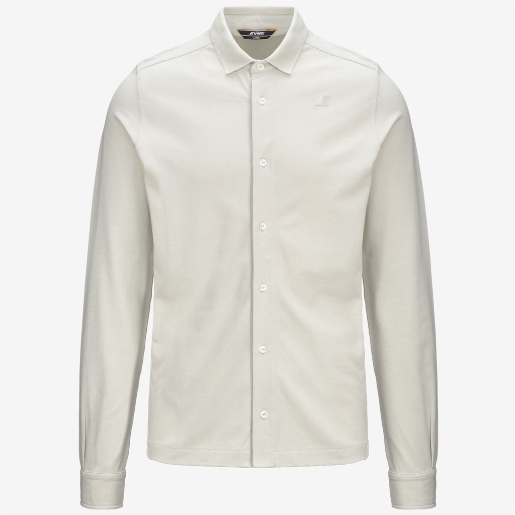 Shirts_MAN_TIMOTHEE PIQUE_Classic_BEIGE LT - Commercial 1