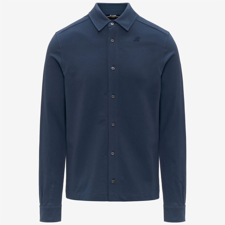 TIMOTHEE PIQUE SLIM - SHIRTS - CLASSIC - Man - BLUE INSIGNIA 1