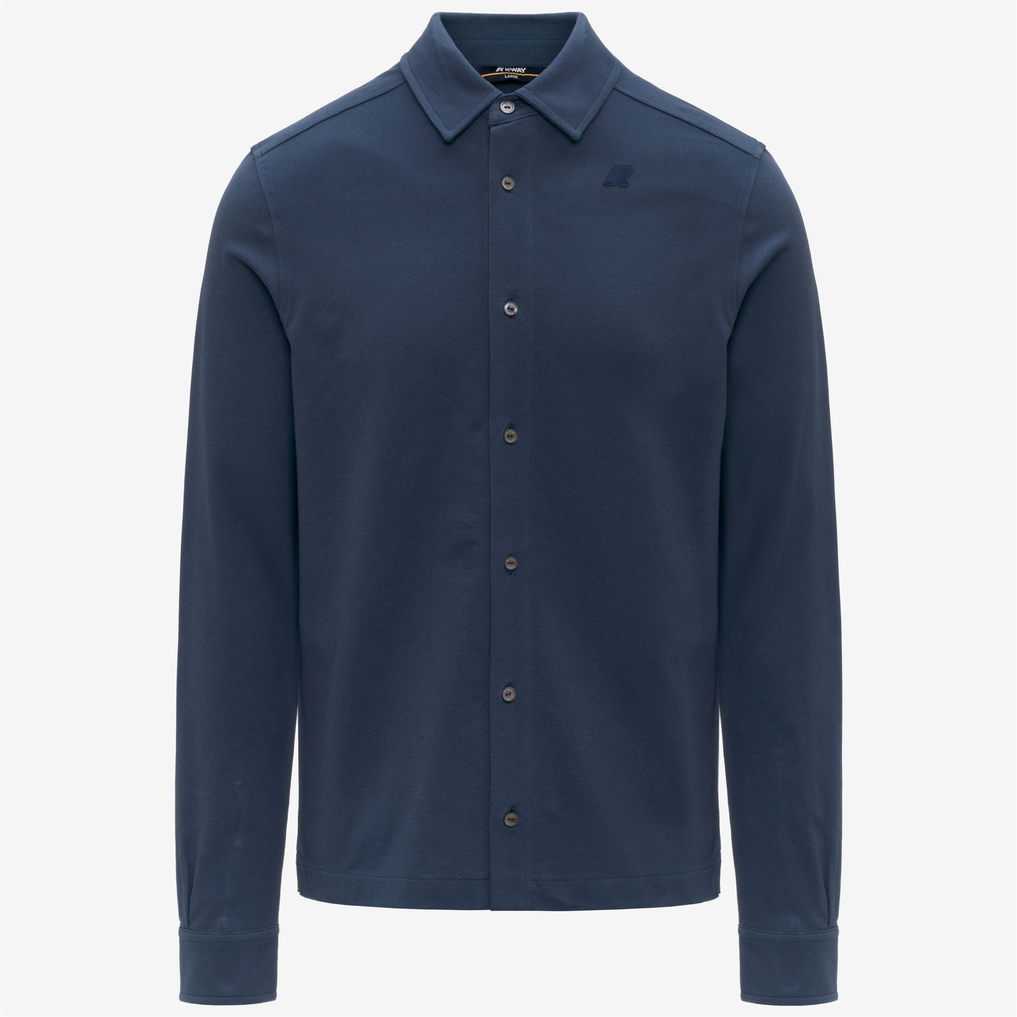 Shirts_Man_TIMOTHEE SLIM PIQUE_Classic_Blue Insignia - Commercial 1