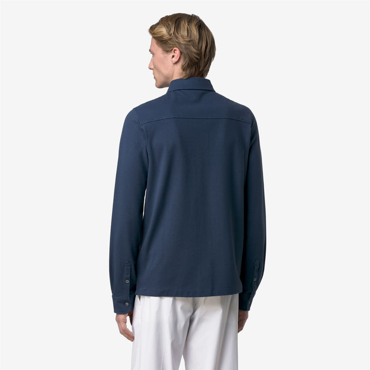 TIMOTHEE PIQUE SLIM - SHIRTS - CLASSIC - Man - BLUE INSIGNIA 5
