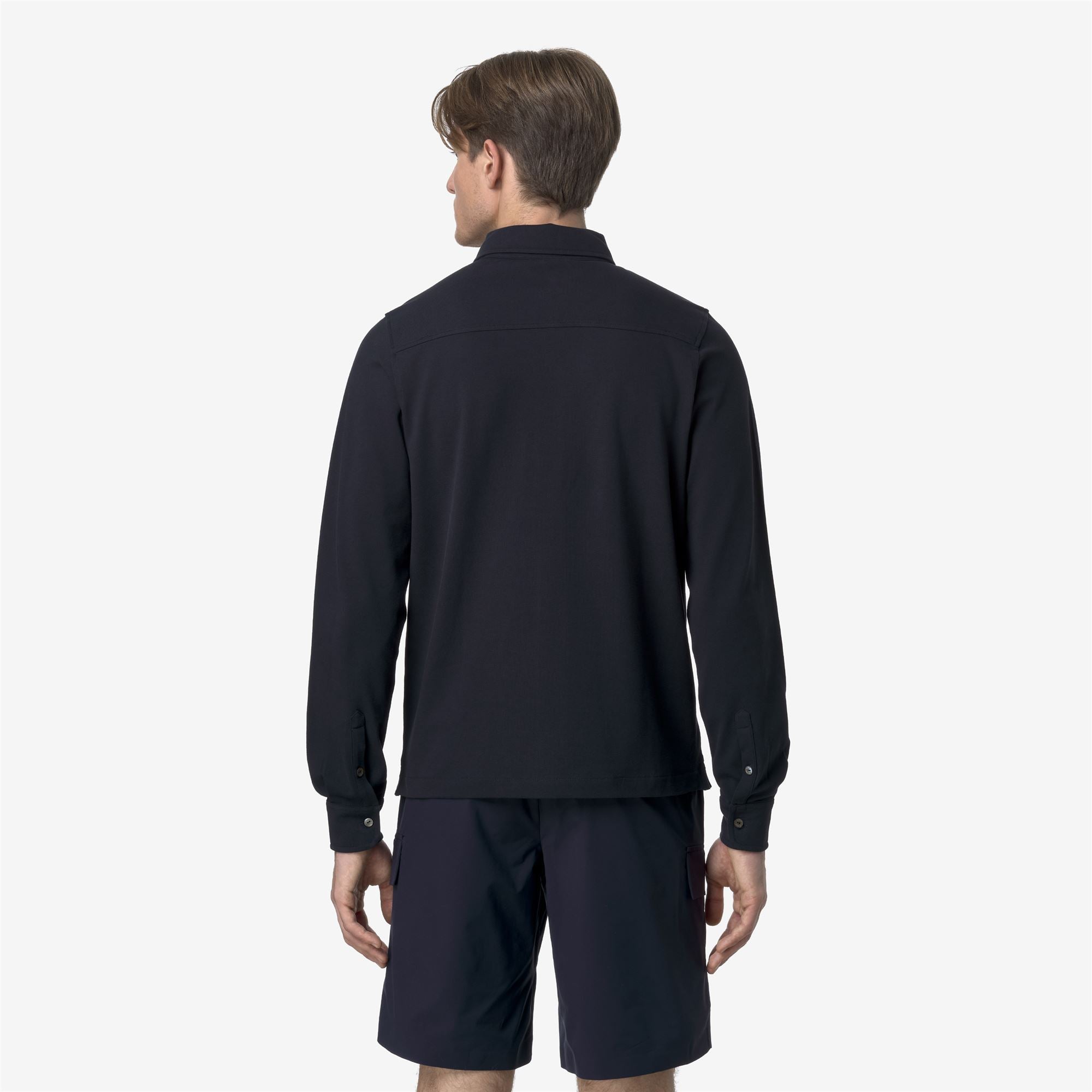 Shirts_MAN_TIMOTHEE PIQUE_Classic_Blue Depth - Commercial 6