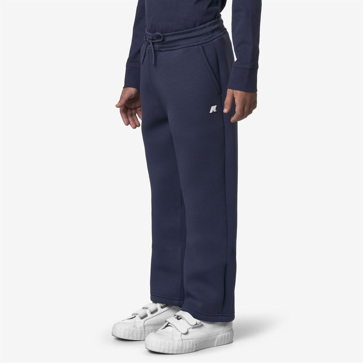 Pantaloni sportivi da ragazzo color cobalto intenso per l'autunno e l'inverno 5