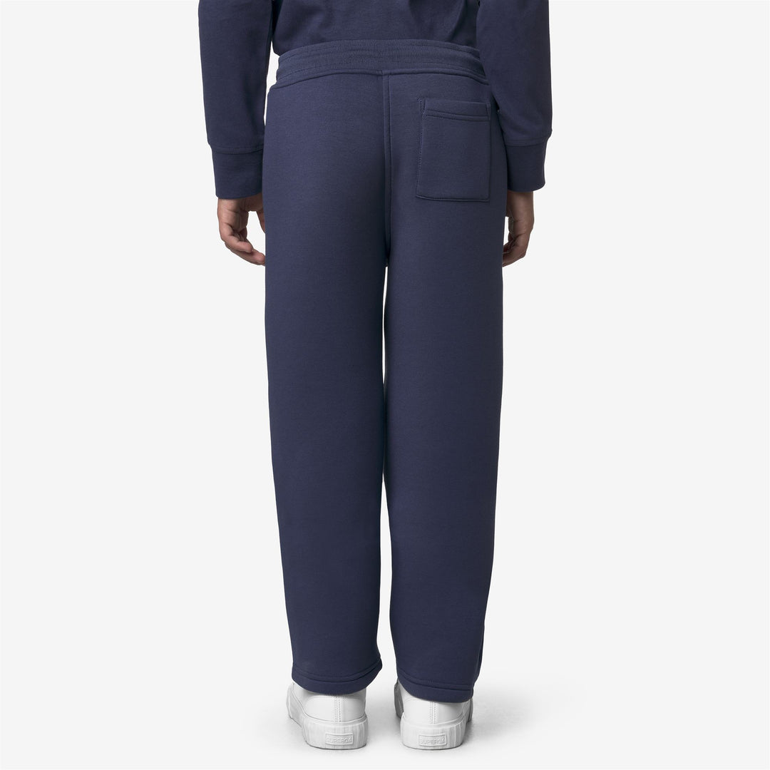 Pantaloni sportivi da ragazzo color cobalto intenso per l'autunno e l'inverno main