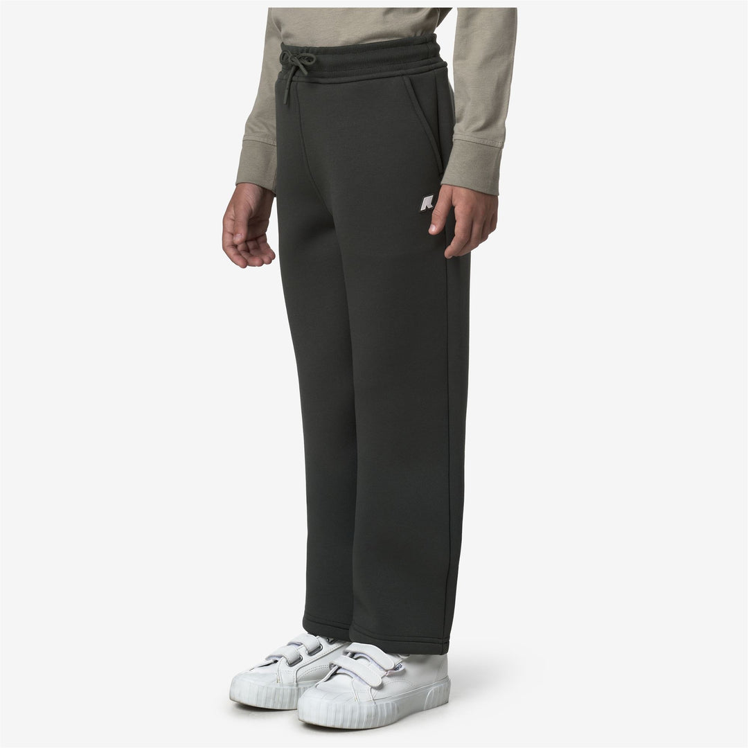 Pantaloni sportivi verdi da bambino per autunno e inverno main