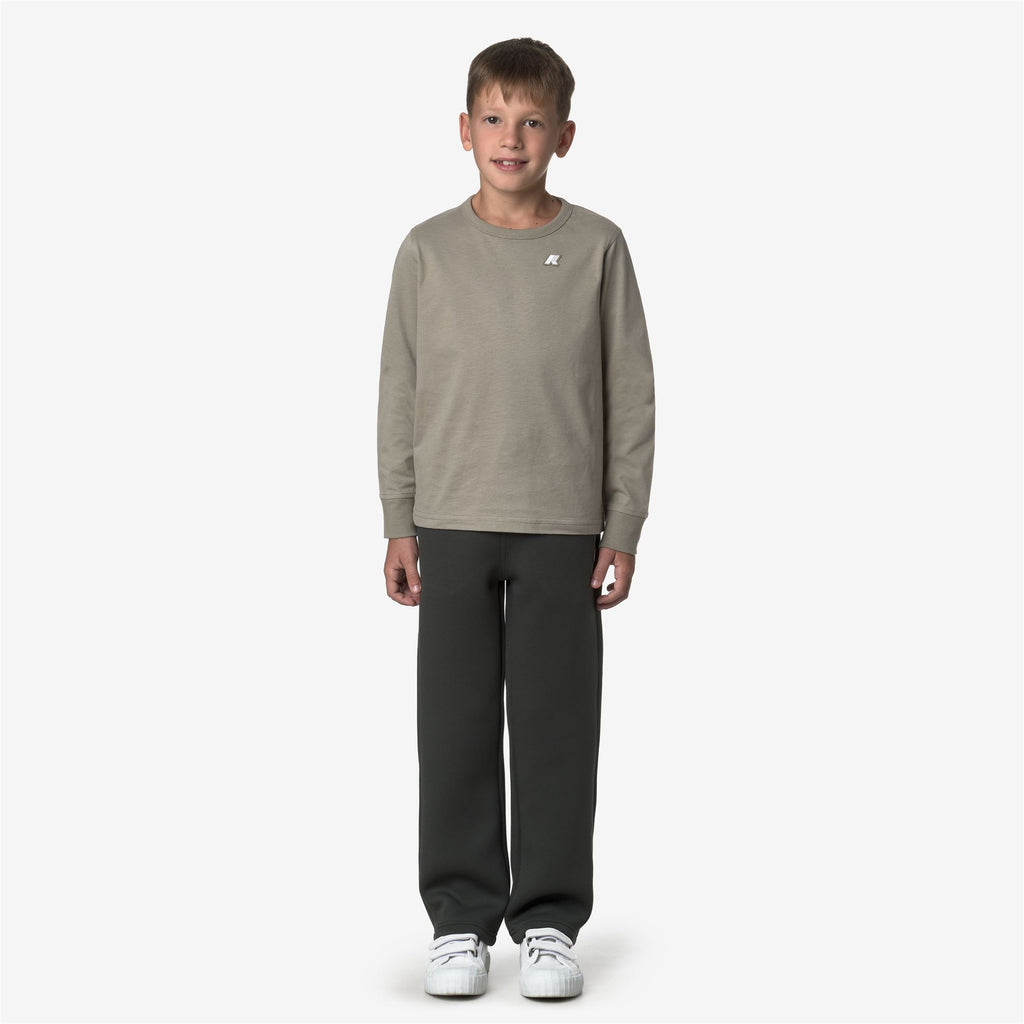 Pants_BOY_P. NUR SPACER_Sport Trousers_GREEN BLACKISH - Commercial 4