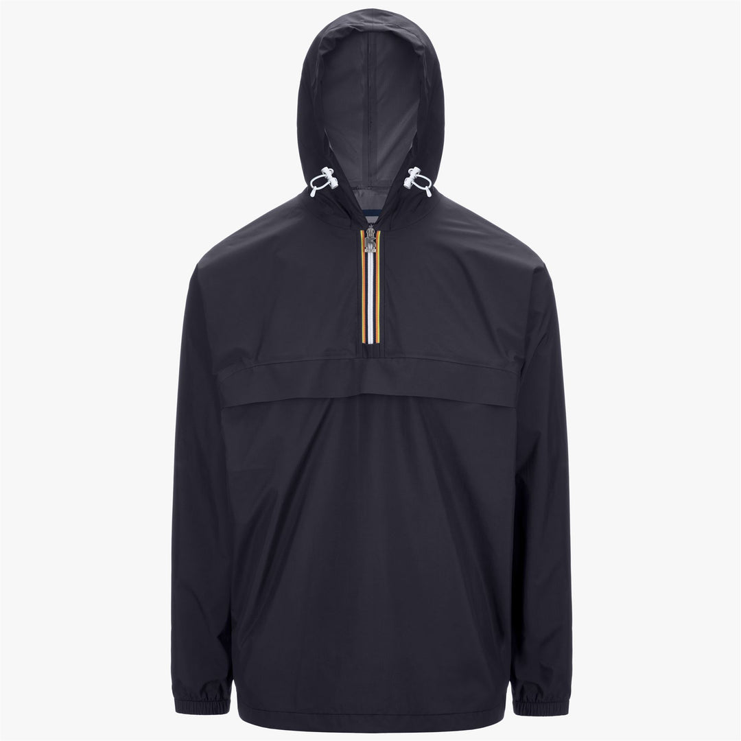 Blue Unisex Packable Anorak Jacket for Rain Protection 01