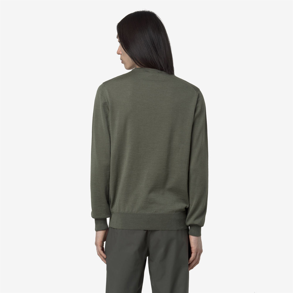 Knitwear_MAN_SEBASTIEN MERINO_Pull Over_Green Sage - Commercial 6