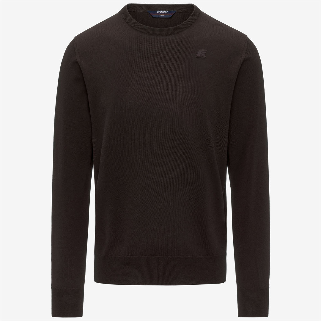 Black coffee Men's Merino Wool Crewneck Pullover 01