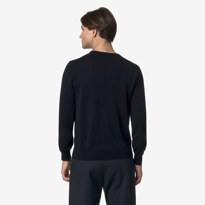 Depth blue Men's Classic Merino Wool Crewneck Pullover 3