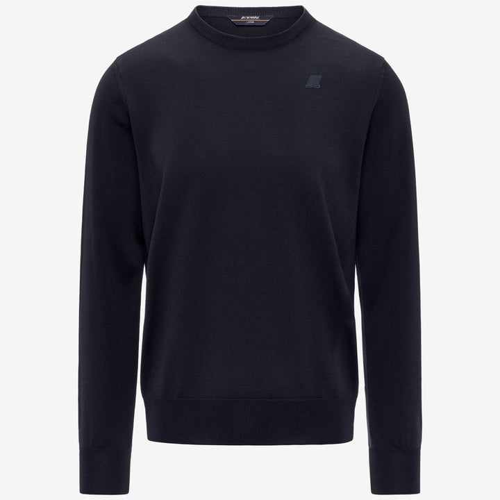 Depth blue Men's Classic Merino Wool Crewneck Pullover 5