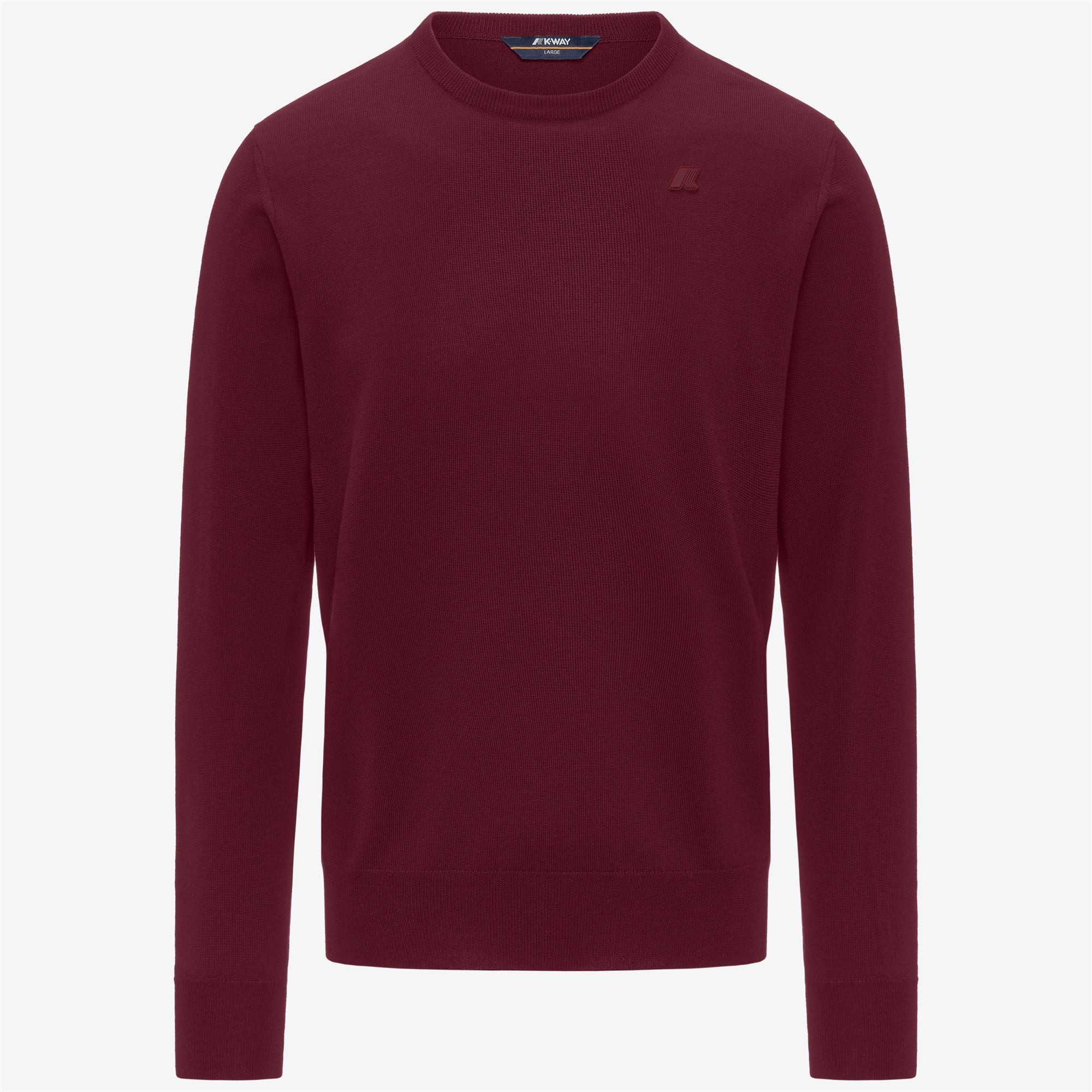 Knitwear_MAN_SEBASTIEN MERINO_Pull Over_Red Rododendro - Commercial 1