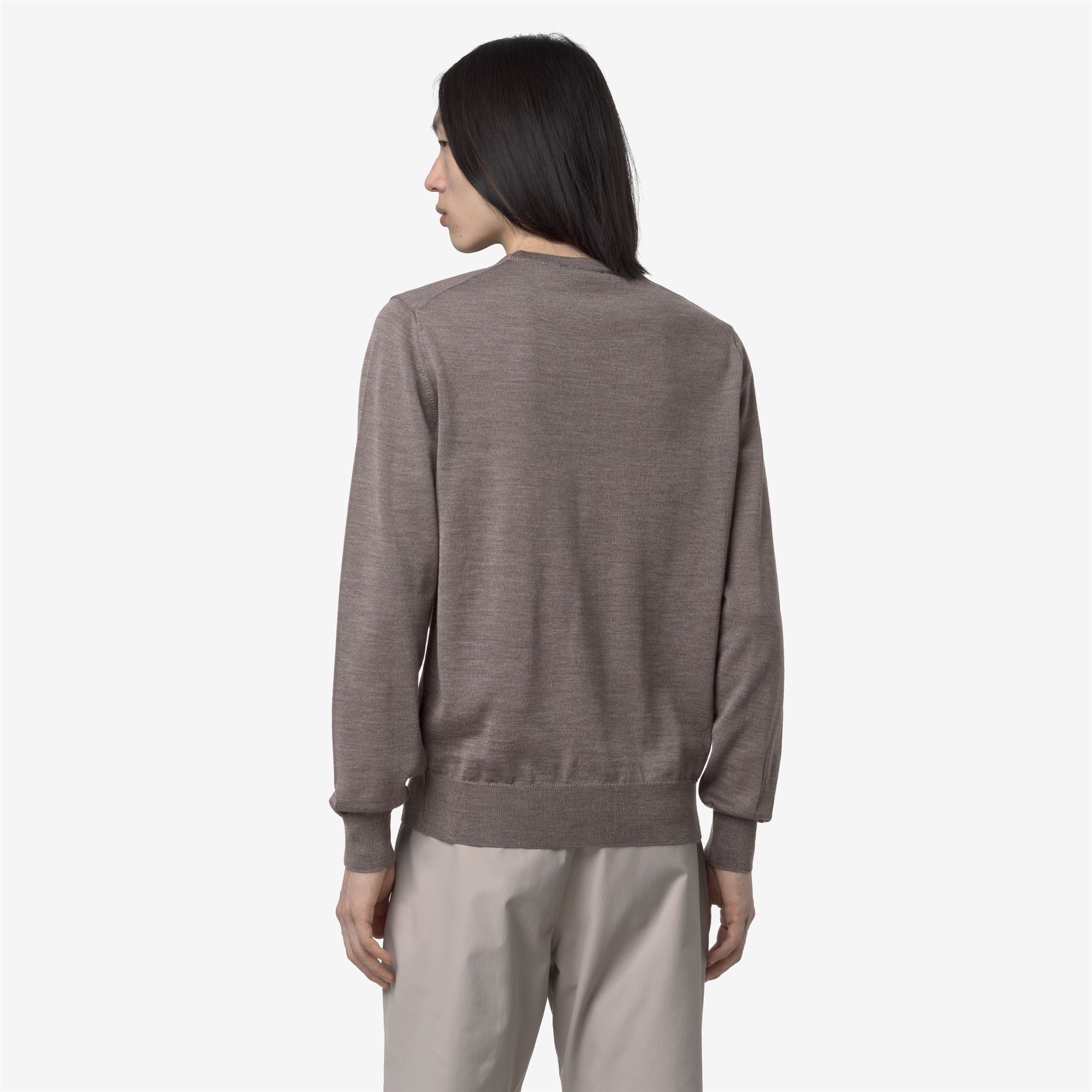 Knitwear_MAN_SEBASTIEN MERINO_Pull Over_Beige Taupe - Commercial 6