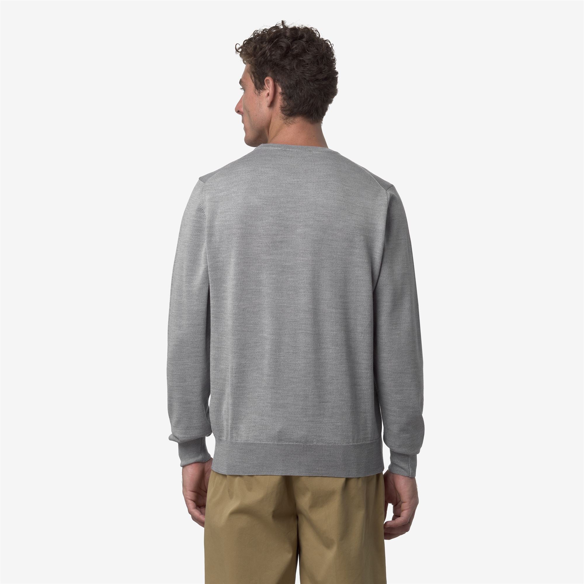 Knitwear_MAN_SEBASTIEN MERINO_Pull Over_Beige Greyish - Commercial 6