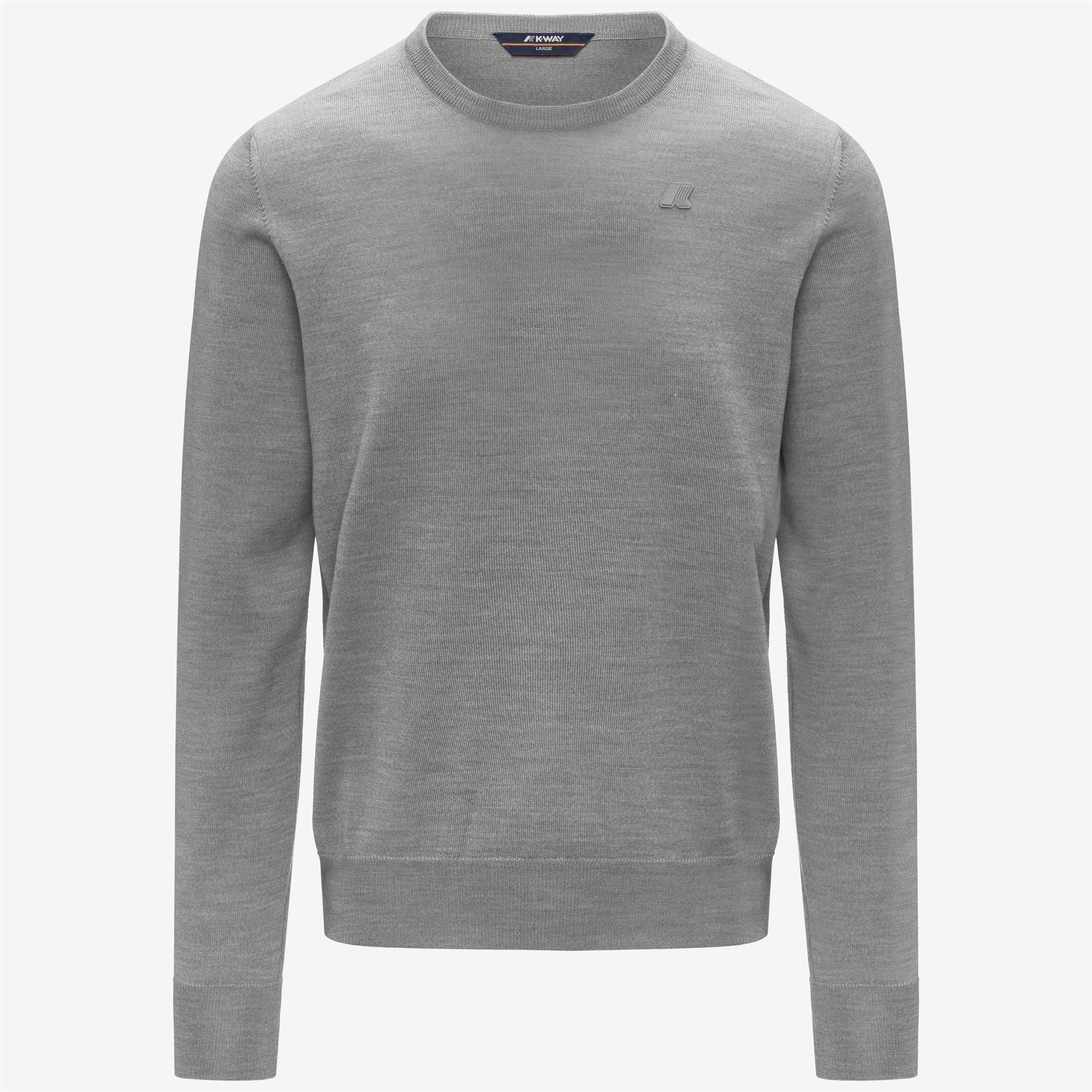 Knitwear_MAN_SEBASTIEN MERINO_Pull Over_Beige Greyish - Commercial 1
