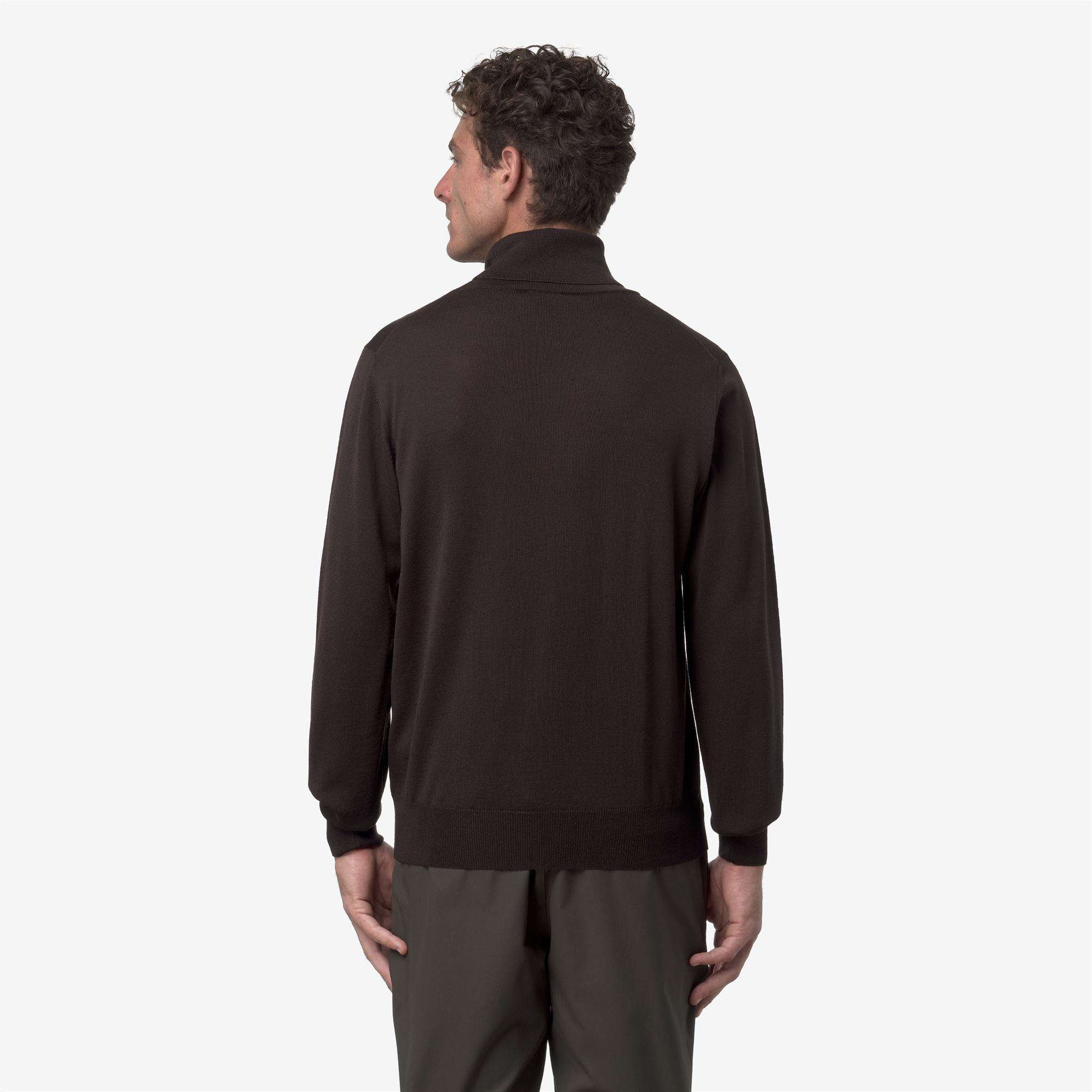 KNITWEAR Man HENRY MERINO Pull Over BLACK COFFEE