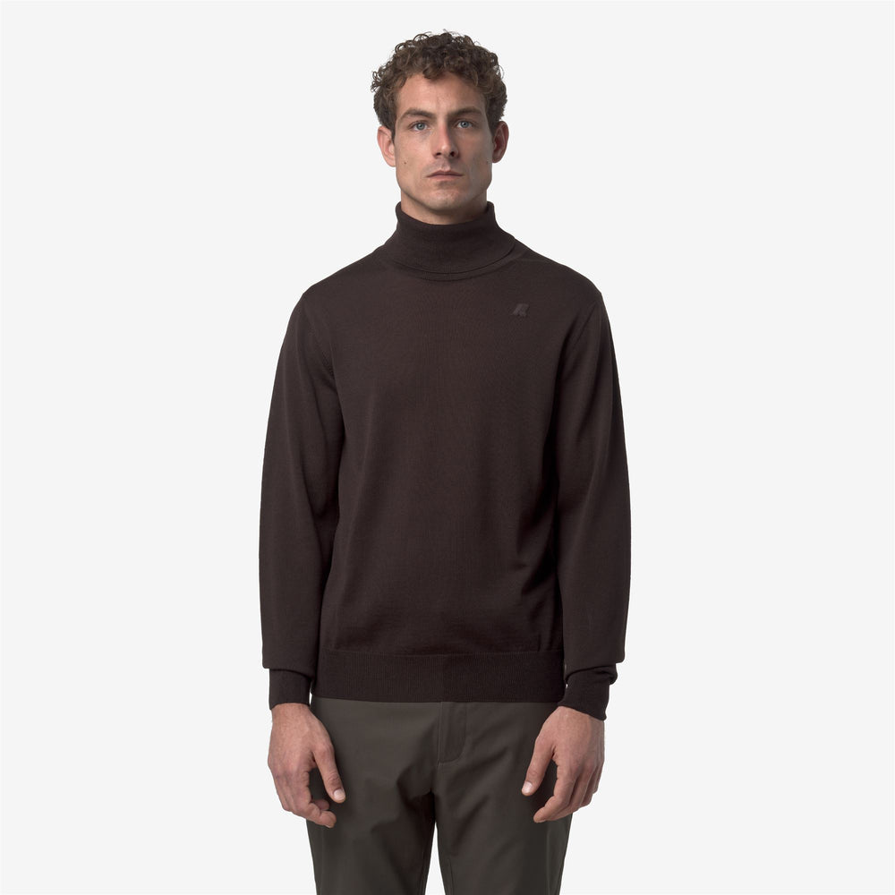 Black coffee Men's Merino Wool Turtleneck Pullover 02