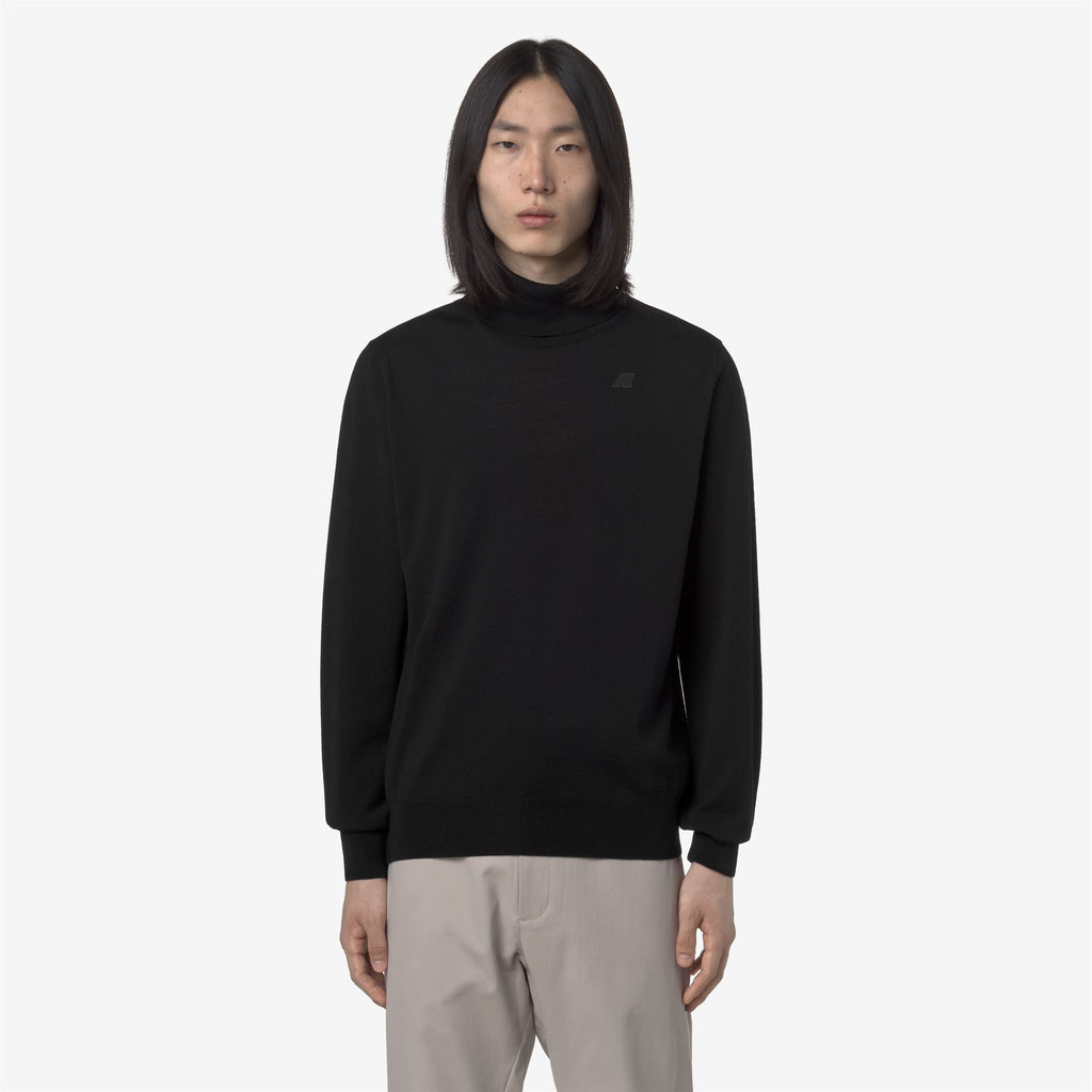 Knitwear_MAN_HENRY MERINO_Pull Over_Black Pure - Commercial 4