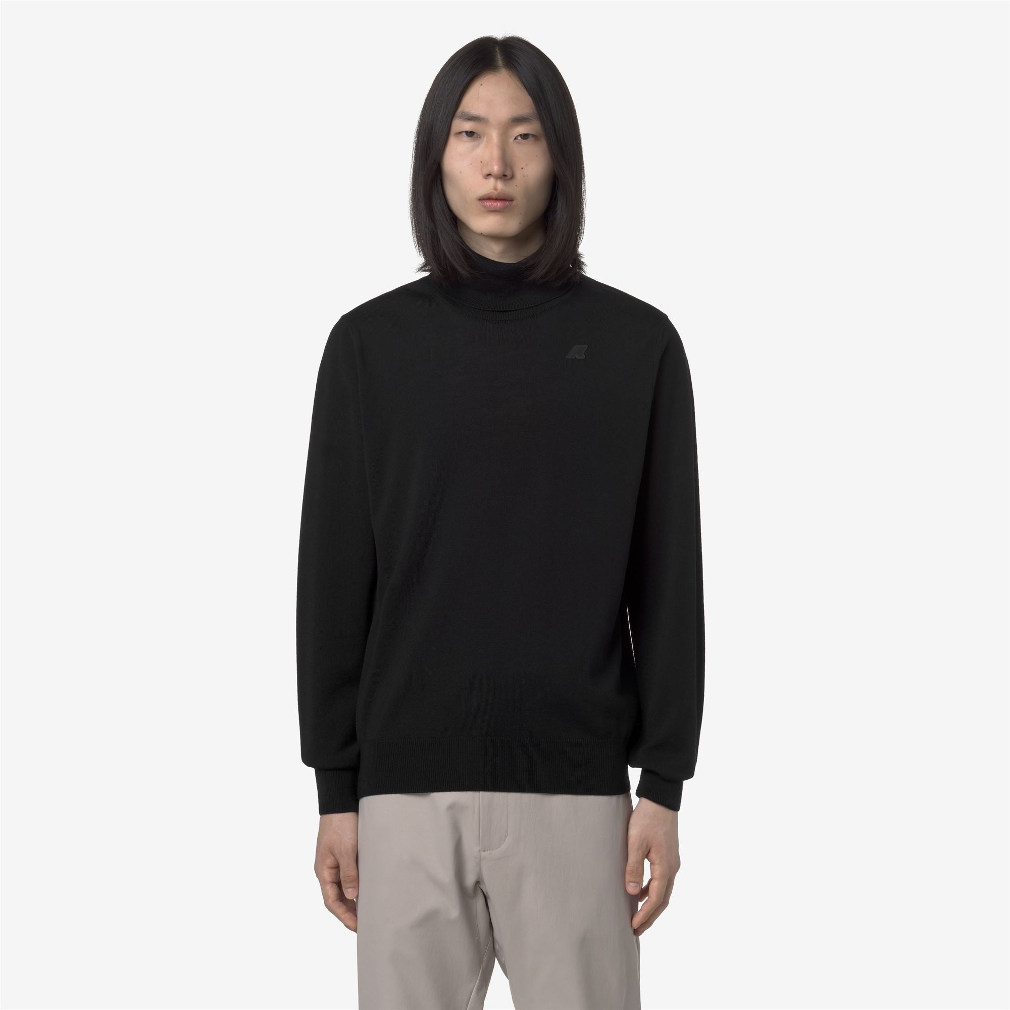 Knitwear_MAN_HENRY MERINO_Pull Over_Black Pure - Commercial 4