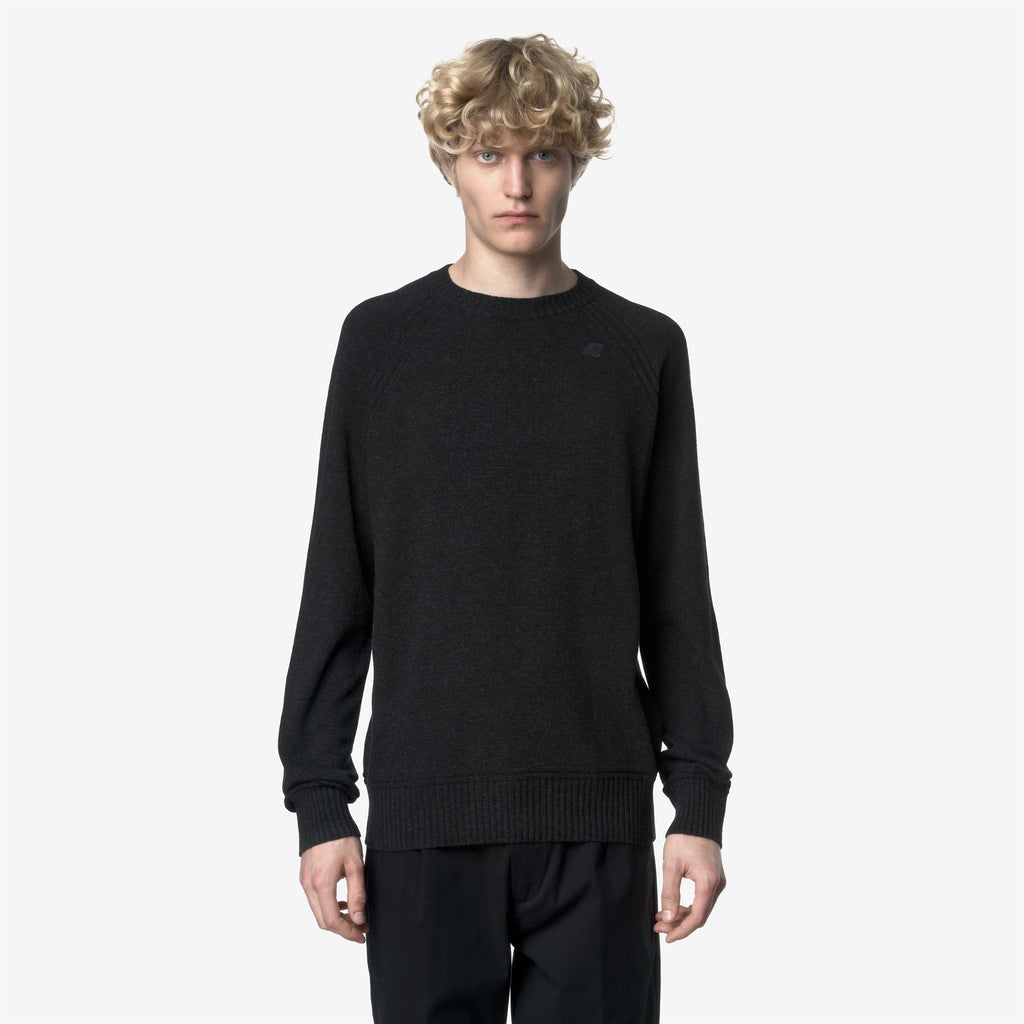 Knitwear_MAN_SEBAS WOOL CASHMERE_Pull Over_Carbon Mel - Commercial 4