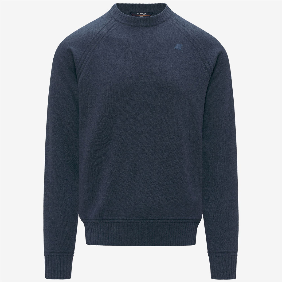 Knitwear_MAN_SEBAS WOOL CASHMERE_Pull Over_Blue Riviera Mel - Commercial 1